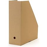 MUJI 無印良品 ワンタッチで組み立てられるダンボールスタンドファイルボックス・5枚組 A4用 02081348