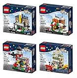 LEGO Exclusive 2014 Bricktober Set of Four - Theater (40180), Pizza Place (40181), Fire Station (40182), Town Hall