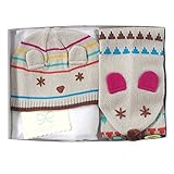 ボボ BOBO クマニットキャップ+ネズミマフラー ギフトセット 8872