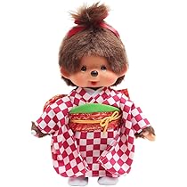 Amazon.co.jp: 久月official オリジナル お着物姿モンチッチ 女の子