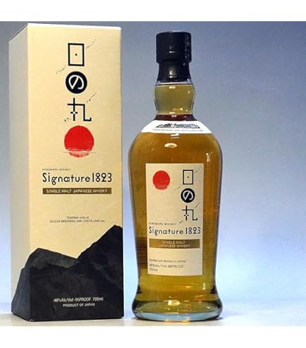 Amazon.co.jp: 日の丸ウイスキー Signature 1823 700ml 専用化粧箱入り