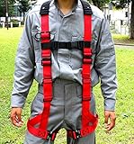 椿モデル　タイタン　フルハーネス安全帯　赤江戸鳶　赤　Mサイズ　ET-10A-VP