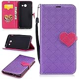 Aireratze(TM) Samsung Galaxy J5 2017 ケース　PU　手帳型　携帯電話用 [USBケーブルは無料です]　カバー カード収納ポケット付き　マグネット式　ストラップ付き　