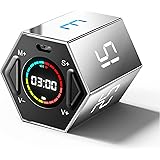 【TickTime・新時代のデジタルタイマー】 正六角柱 ポモドーロ タイマー キッチンタイマー キューブタイマー 勉強 会議 スポーツテスト