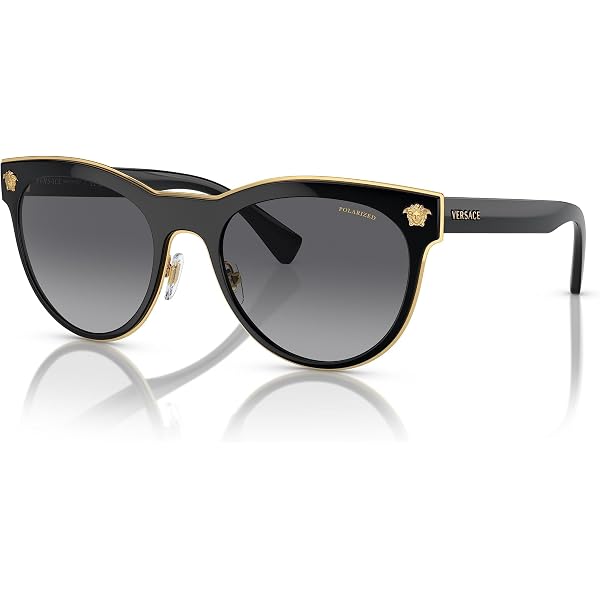 Amazon | Versace VE2226。, ゴールド/ブラウン/ゴールドミラー。, One 