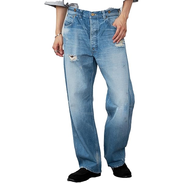Amazon | [Lee] ジーンズ 100周年記念 カウボーイデニムパンツ メンズ