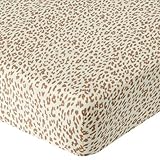 Babies R Us Knit Crib Sheet - Mocha Animal Skn by Babies R Us