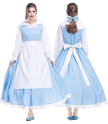 【コスプレ】 ディズニー 美女と野獣 ベル 町娘 3点セット コスプレ】 ディズニー 美女と野獣 ベル 町娘 3点セット Amazon