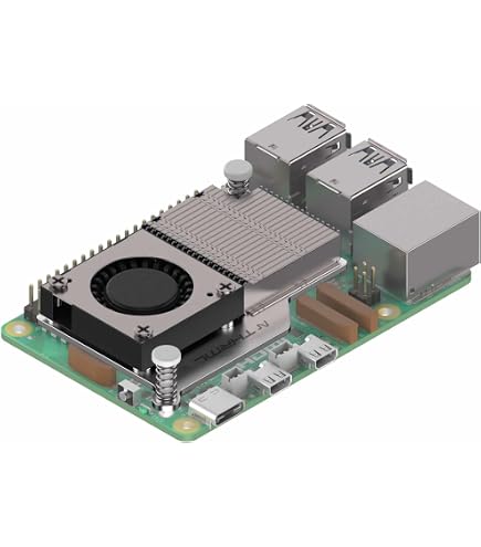 Geekworm H509 Aluminum Alloy Passive Cooler Heatsink For Raspberry Pi 5 – 15mm Thick, Silent Cooling For Pi 5 2GB/4GB/8GB/16GB