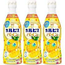 Amazon.co.jp: カルピス 真夏の果実パイン 470ml×3本 [希釈用][アサヒ