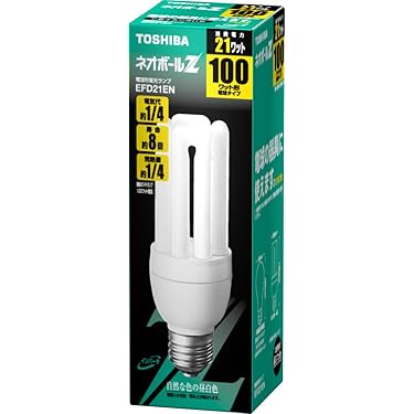 TOSHIBA ネオボールZ 蛍光ランプ 100Wタイプ 昼白色 EFD21EN Amazon | TOSHIBA ネオボールZ 電球形蛍光ランプ 電球100Wタイプ 昼