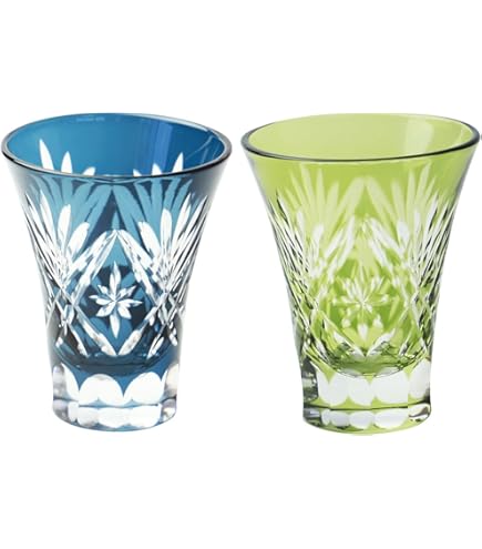 フラワースタンド 創作ガラス 藍色切子 曽根工芸　樋口陽久デザイン Amazon.co.jp: 藍色切子 盛鉢 直径19cm 深皿 樋口陽久 曽根工芸