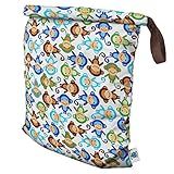 Planet Wise Roll Down Wet Diaper Bag, Monkey Fun, Large by Planet Wise