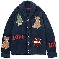 新品未使用 ペア ジェラピケ ジャガードショールカーディガン 2023ホリデー Amazon | [ジェラート ピケ] HOLIDAY ジャガードショールカーデ