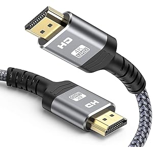 HDMIケーブル ハイスピード 0.5M HDMI CABLE 4K/2K対応 60Hz 3840p/2160p UHD 3D HDR 18Gbps 高速イーサネット ARC CEC Xbox PS3 PS4 PC対応 (0.5M, グレー)