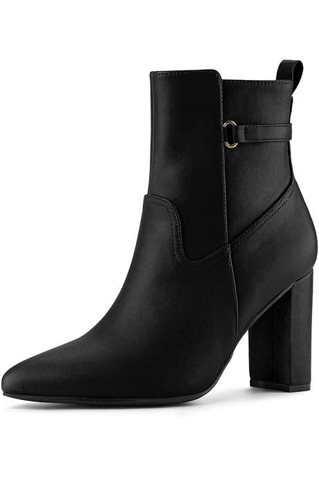 chunky pointed boots