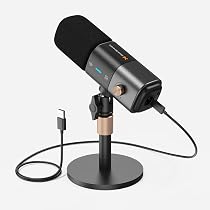 新品　NearStream コンデンサーマイク アームスタンド付 Amazon.co.jp: NearStream AM25X コンデンサーマイク USB PCマイク XLR