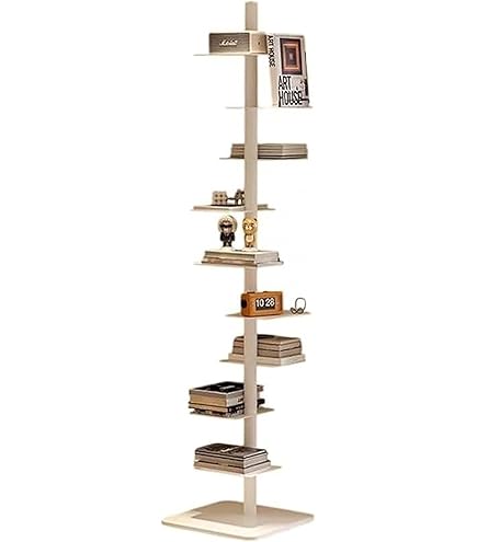 Amazon｜タワー6 ドッタス イタリア製 スチール 本棚 ホワイト｜本棚