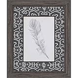 Paragon画像ギャラリー3266 " FeatherスケッチI "壁装飾 1"D x 28"W x 34"H ホワイト 3266
