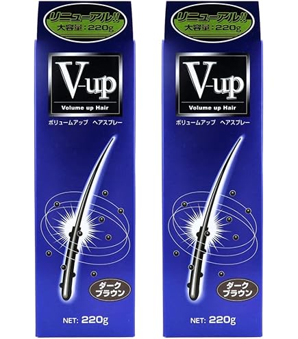 Amazon.co.jp: ピノーレ V-up ヘアスプレー ダークブラウン 200g