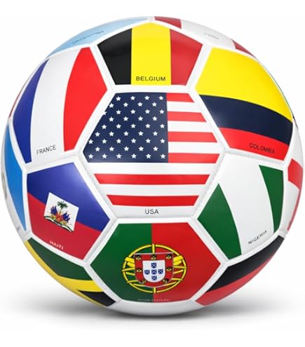 Amazon | Icon Sports ブラジル サッカーボール 規定 サイズ5 01-1