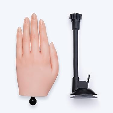 ネイリスト検定用 ハンドモデル セット　jnec 楽天市場】JNEC認定 STモデルハンド 左手 チップ差込式(ネイル