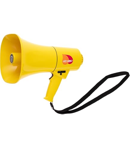 Amazon | ノボル(noboru) レイニーメガホン タフ 6W ホイッスル音付