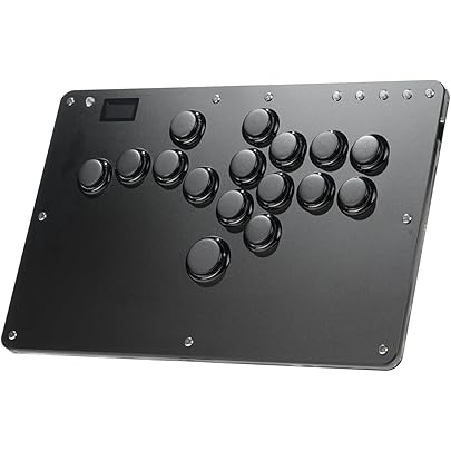 Leverless Controller Arcade Stick CosmoxGaming M16 Plus: Aluminum