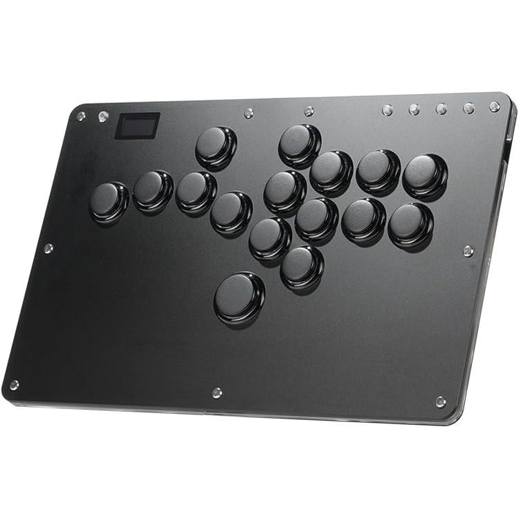 Leverless Controller Arcade Stick CosmoxGaming M16 Plus: Aluminum