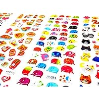 貼って楽しい もりもり 立体シール かわいい きせかえ デザート 野菜 シール ランダム10種類セット Ocruyo オクルヨ