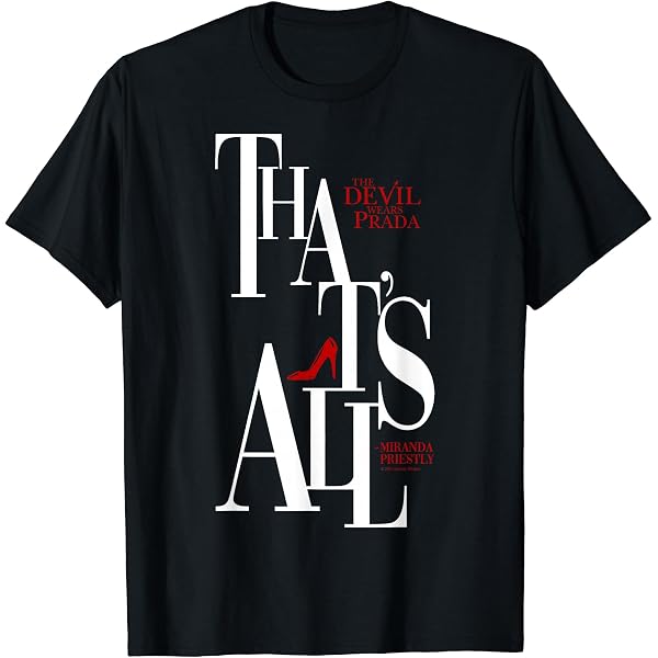 Amazon | The Devil Wears Prada 2 Minimalistic Art Icons Collage T