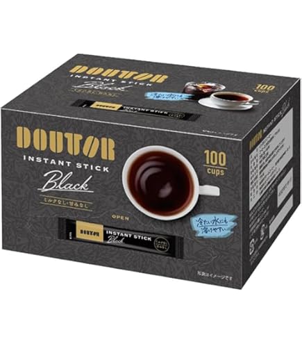 Amazon.co.jp: ドトールコーヒー DT インスタントSブラックAG 2g×100P
