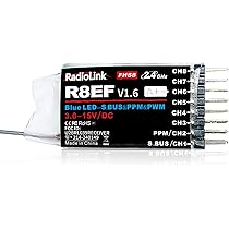 Amazon | Radiolink R8EF受信機2.4GHz RC 8チャンネルSBUS/PPM/PWM受信