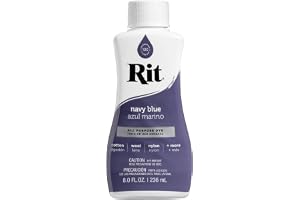 RIT DYE RIT DYE 43342 UR820.Navy Fabric Liquid Dye All-Purpose, 8 oz