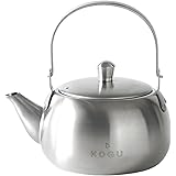 茶考具 下村企販 急須 【日本製】 ステンレス 割れない 軽量 2~3杯用 茶こし付き ツヤ消し仕上げ 500ml 40632 燕三条