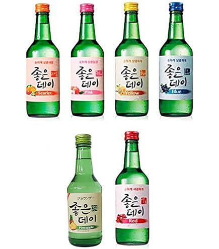 Amazon.co.jp: 韓国焼酎 7本セット（ジョウンデー5種・チョウムチョ