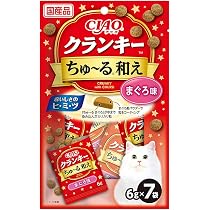 Amazon.co.jp: CIAO クランキー ちゅ~る和え かつお味 6g×7袋 : ペット用品