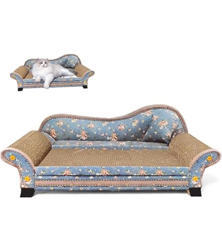 Caricarina 花柄 ソファ型爪とぎXL 交換できる 爪とぎソファ 花柄 | ペット用品（猫） 通販