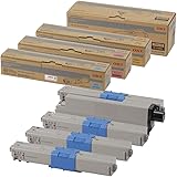 OKI 純正 TC-C4A1 トナーカートリッジ 4色セット (ブラック/シアン/マゼンタ/イエロー) / COREFIDO MC363dnw ・ C332dnw 対応