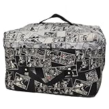 アルファタカバ ディズニー家具シリーズ ミッキーマウス 収納ボックスファブリックタイプ フタホワイト・本体ブラック