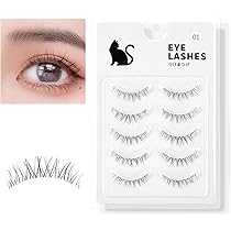 Amazon | つけまつげ ナチュラル 透明軸 束感 アイラッシュ 簡単