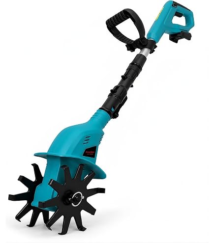 Amazon | SEESII 耕運機 家庭用 電動 充電式ミニ耕うん機 コードレス