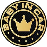 BABY IN CARマグネット（ゴールド）