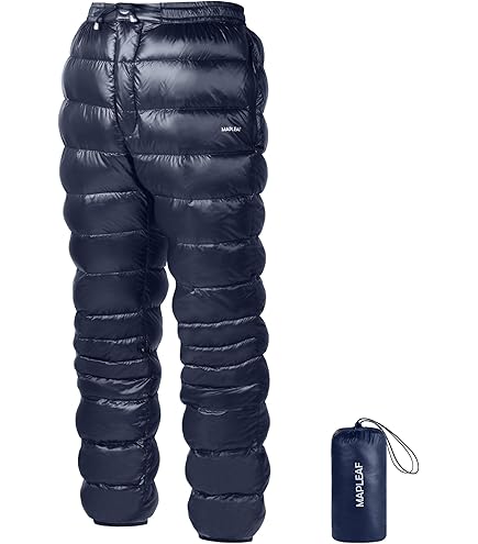 Amazon | [ウミネコ] ダウンパンツ メンズ レディース 兼用 防水