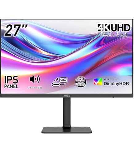 Amazon.co.jp: プリンストン モニター 27インチ 4K 広視野角IPSパネル