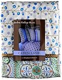 Caden Lane Modern Vintage Collection Bedding Pillow Sham, Blue by Caden Lane