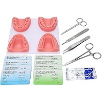 歯科用器具セット Amazon.co.jp: medclimber 新歯科用縫合パッド練習キット 歯周
