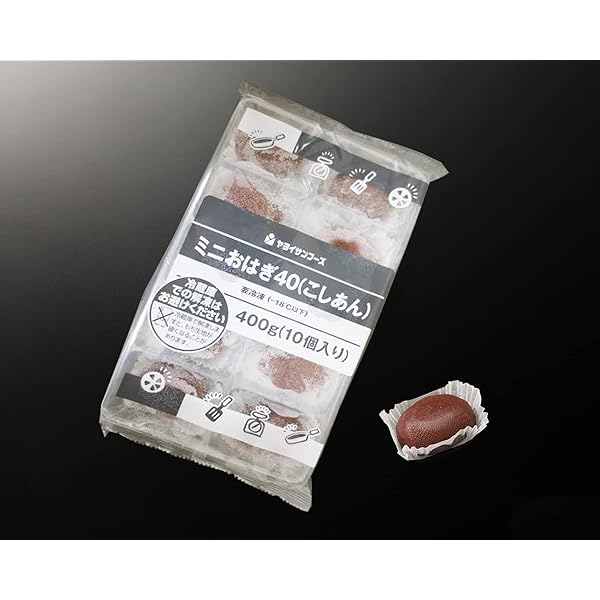 おはぎ Amazon | ヤヨイサンフーズ ミニ おはぎ こしあん 40g×10個