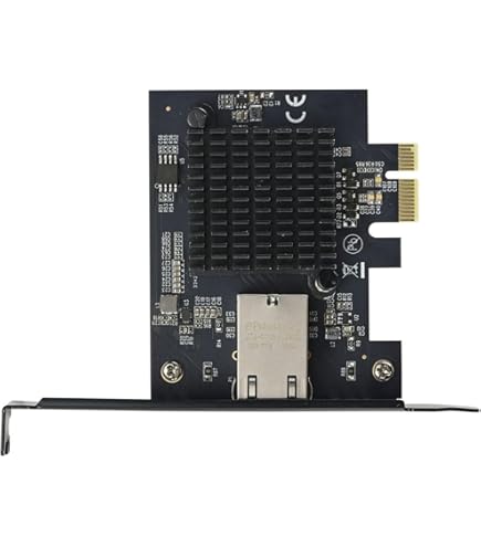 玄人志向 10GBase-T イーサネットボードRJ45 LANカード NIC2 Amazon | 玄人志向 ネットワークカード GigabitEthernetボード