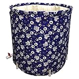 大人の家庭用バスタブダークブルー材質：オックスフォード/PVCサイズ：小：65 * 65cm、大：65 * 70cm (色 : A, サイズ さいず : 65*65cm)